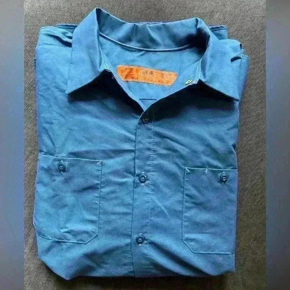NWOT - Red Kap Classic-Fit Industrial Button-Down Work Shirt - Picture 4 of 4